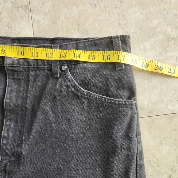 R23 Levi's 505 black cut-off shorts, unisex - Picture 6 of 6